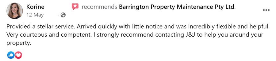 barrington property maintenance review