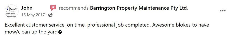 barrington property maintenance review